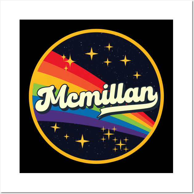 Mcmillan // Rainbow In Space Vintage Style Wall Art by LMW Art